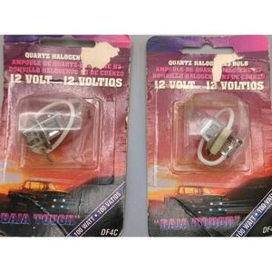 Vintage Baja Tough Replacement Quartz Halogen Light Bulb 2pk H3 100w 12v